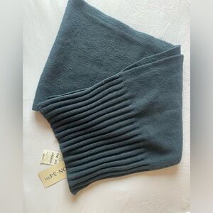 Elegant Knit On 34th Blue Scarf